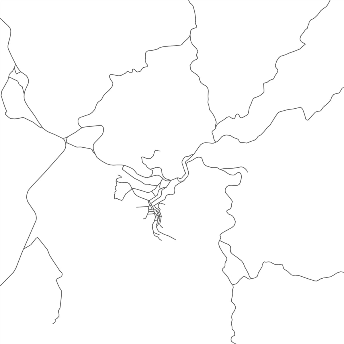 ROAD MAP OF CEDROS, HONDURAS BY MAPBAKES