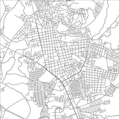 ROAD MAP OF COMAYAGUA, HONDURAS BY MAPBAKES