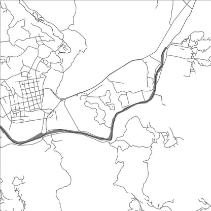 ROAD MAP OF COPAN, HONDURAS BY MAPBAKES