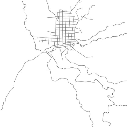 ROAD MAP OF EL PARAISO, HONDURAS BY MAPBAKES
