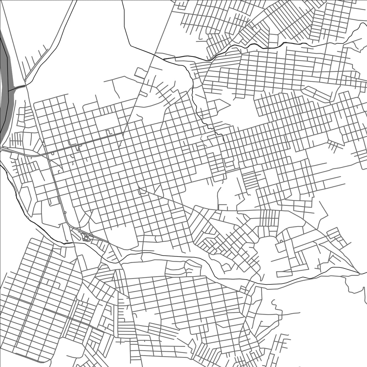 ROAD MAP OF EL PROGRESO, HONDURAS BY MAPBAKES