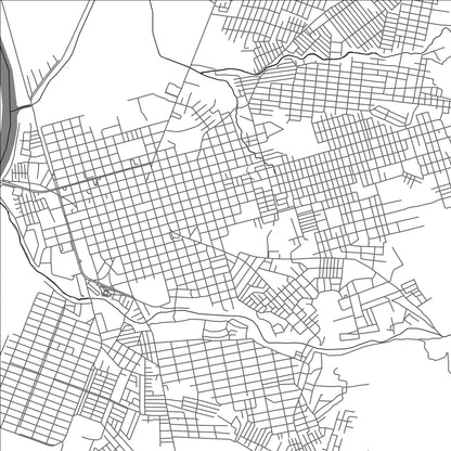 ROAD MAP OF EL PROGRESO, HONDURAS BY MAPBAKES