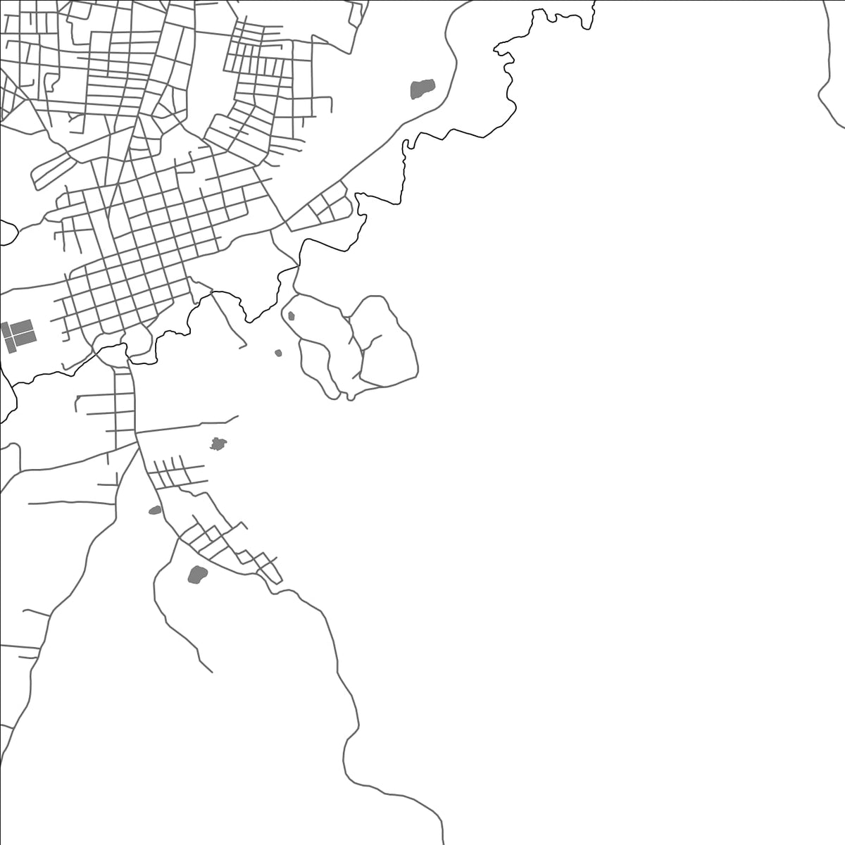 ROAD MAP OF GUAIMACA, HONDURAS BY MAPBAKES