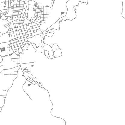 ROAD MAP OF GUAIMACA, HONDURAS BY MAPBAKES