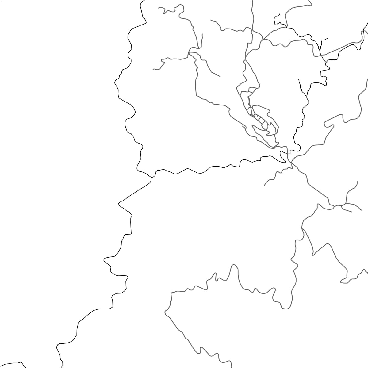 ROAD MAP OF GUALCINCE, HONDURAS BY MAPBAKES