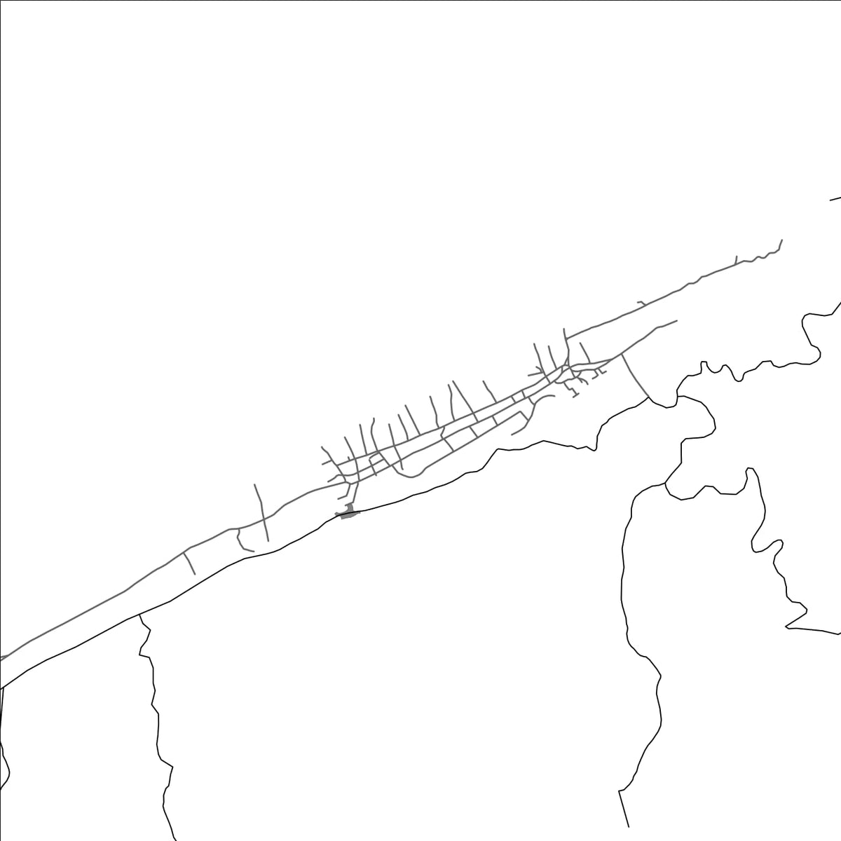 ROAD MAP OF IRIONA, HONDURAS BY MAPBAKES