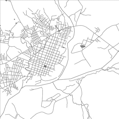 ROAD MAP OF NACAOME, HONDURAS BY MAPBAKES