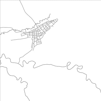 ROAD MAP OF SAN IGNACIO, HONDURAS BY MAPBAKES