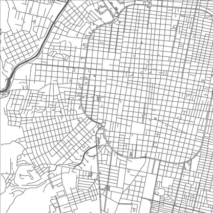 ROAD MAP OF SAN PEDRO SULA, HONDURAS BY MAPBAKES