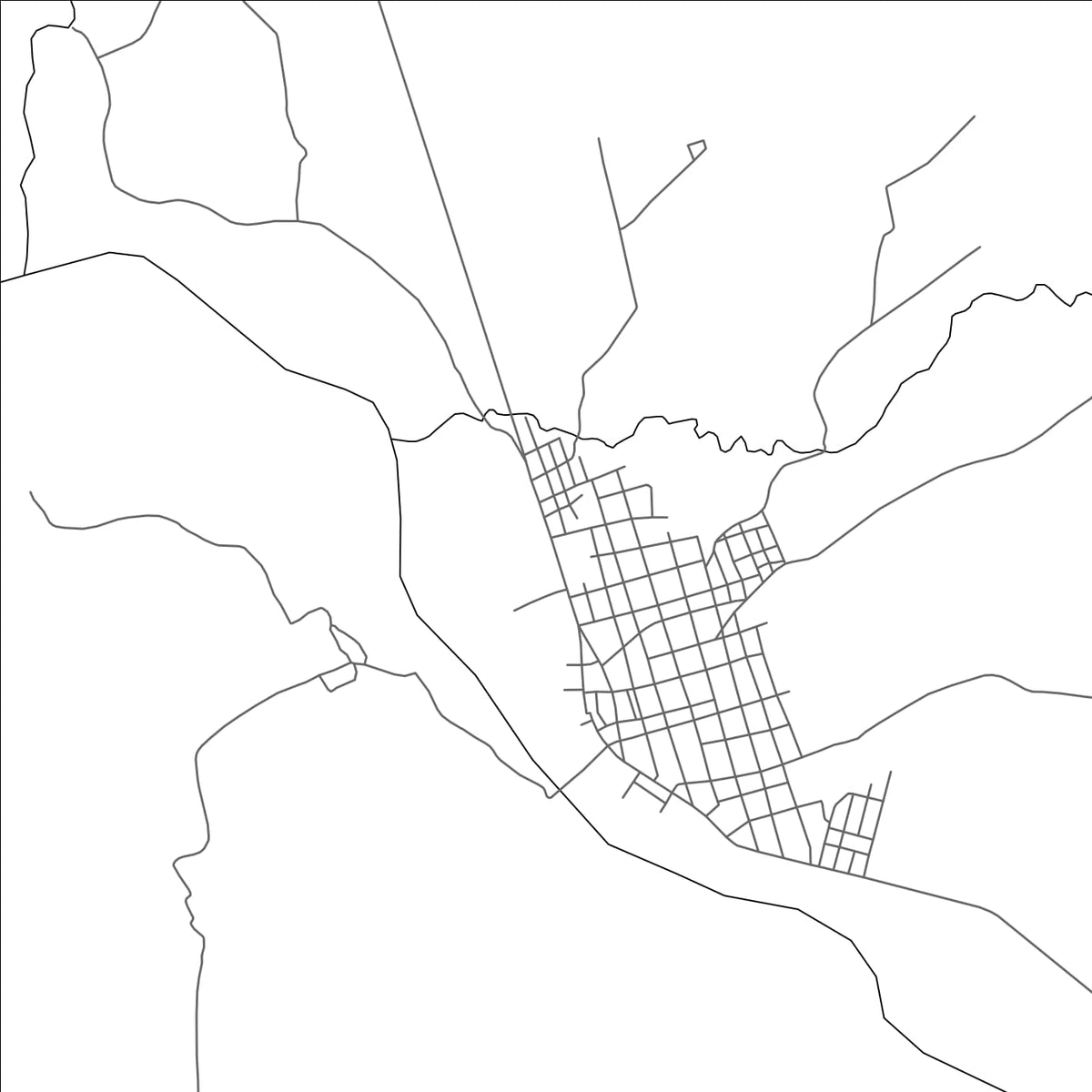 ROAD MAP OF SULACO, HONDURAS BY MAPBAKES