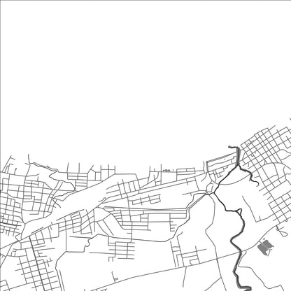 ROAD MAP OF TELA, HONDURAS BY MAPBAKES