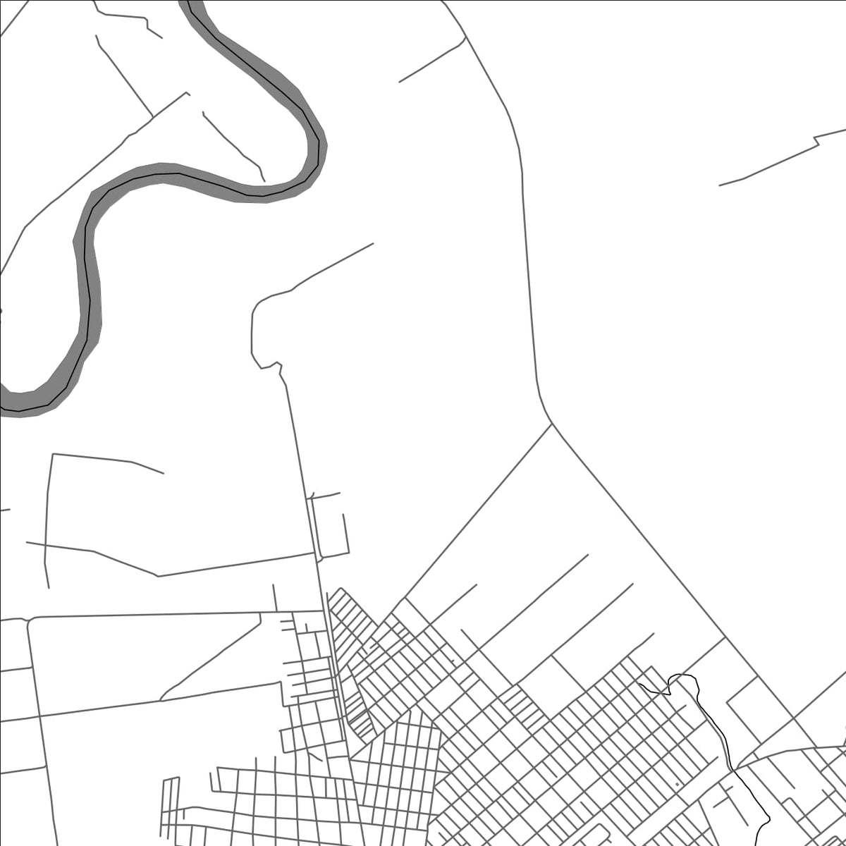 ROAD MAP OF TOCOA, HONDURAS BY MAPBAKES