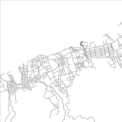 ROAD MAP OF TRUJILLO, HONDURAS BY MAPBAKES