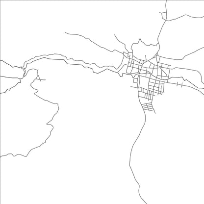 ROAD MAP OF YORITO, HONDURAS BY MAPBAKES