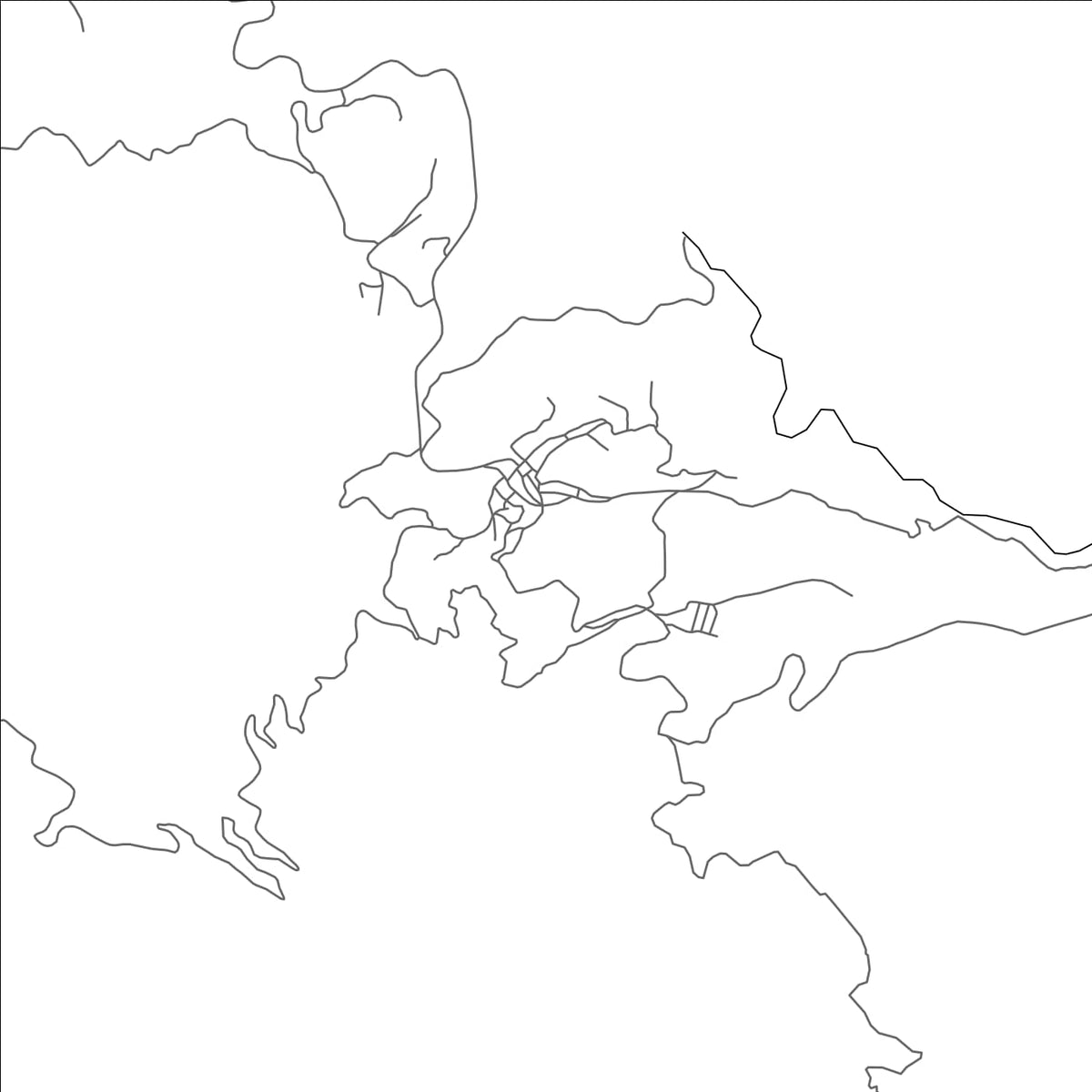 ROAD MAP OF YUSCARAN, HONDURAS BY MAPBAKES
