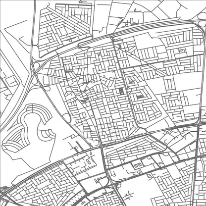 ROAD MAP OF `AYNKAWAH, IRAQ BY MAPBAKES