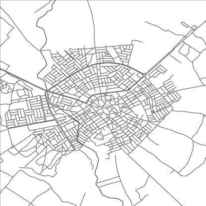 ROAD MAP OF AL HAMDANIYAH, IRAQ BY MAPBAKES