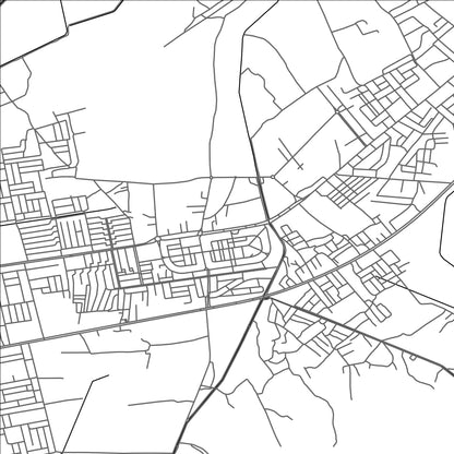 ROAD MAP OF AL MIQDADIYAH, IRAQ BY MAPBAKES