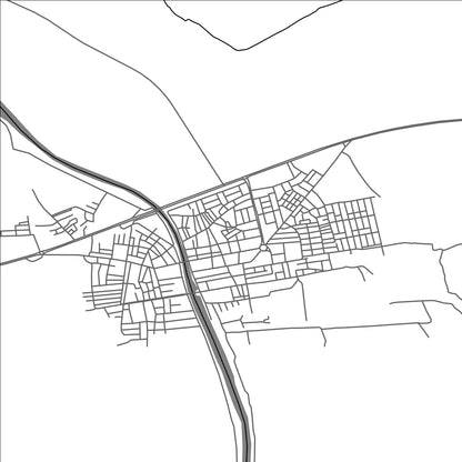 ROAD MAP OF ASH SHAMIYAH, IRAQ BY MAPBAKES