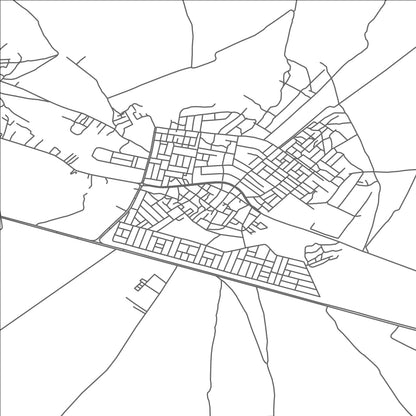 ROAD MAP OF BARTALAH, IRAQ BY MAPBAKES