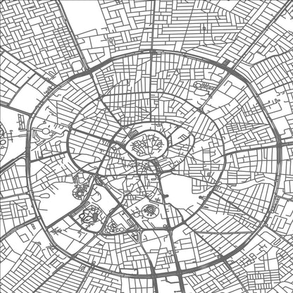 ROAD MAP OF ERBIL, IRAQ BY MAPBAKES