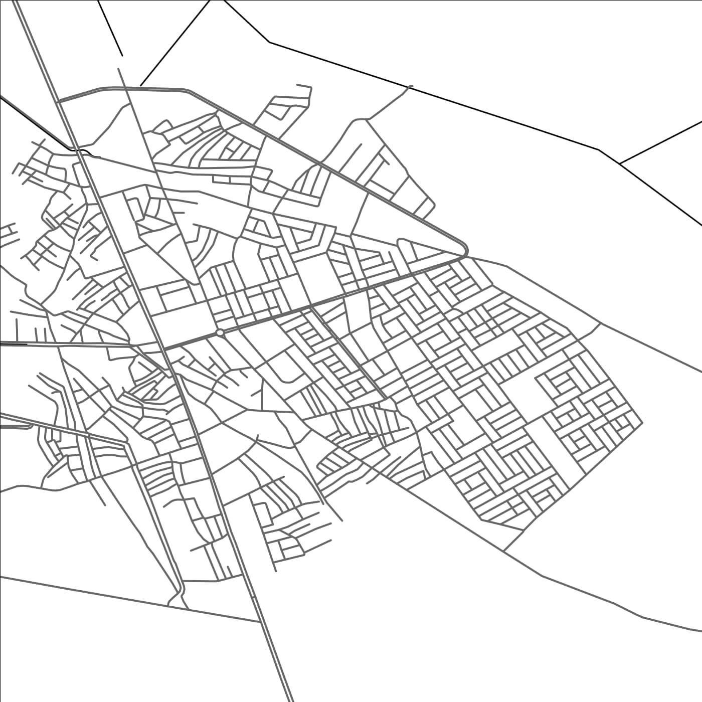 ROAD MAP OF IMAM QASIM, IRAQ BY MAPBAKES