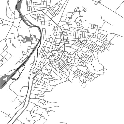 ROAD MAP OF JALAWLA', IRAQ BY MAPBAKES