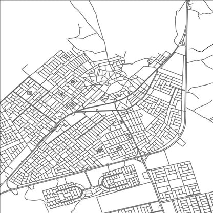 ROAD MAP OF JAMJAMAL, IRAQ BY MAPBAKES