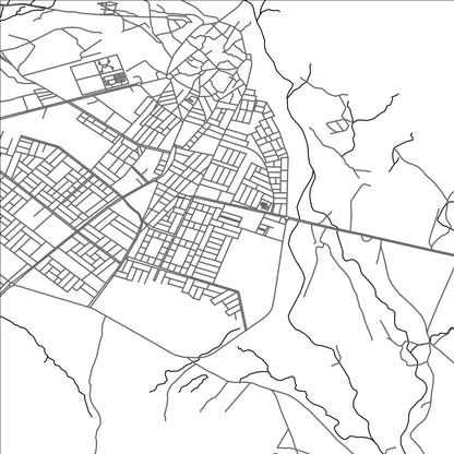 ROAD MAP OF KIFRI, IRAQ BY MAPBAKES