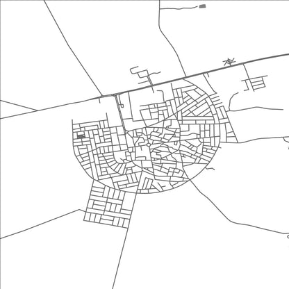 ROAD MAP OF MAKHMUR, IRAQ BY MAPBAKES