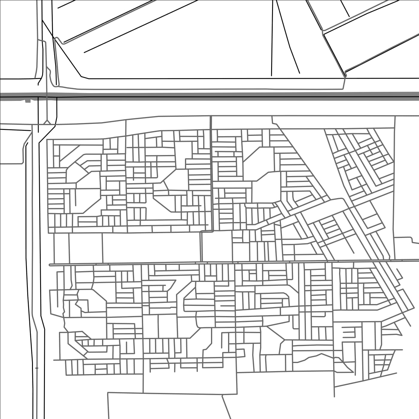 ROAD MAP OF SAB` AL BUR, IRAQ BY MAPBAKES