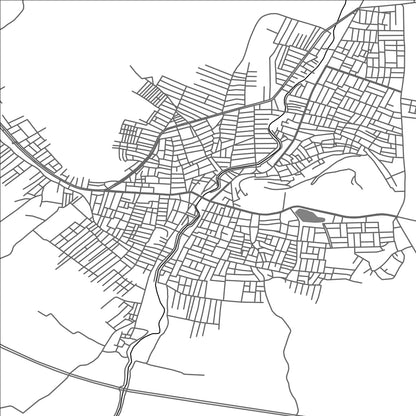 ROAD MAP OF SAYYID SADIQ, IRAQ BY MAPBAKES