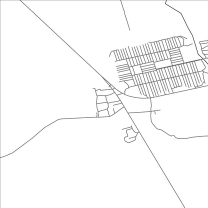 ROAD MAP OF TALL QASAB, IRAQ BY MAPBAKES