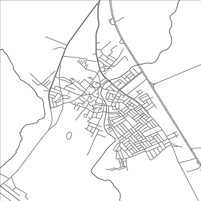 ROAD MAP OF TAZAH KHURMATU, IRAQ BY MAPBAKES