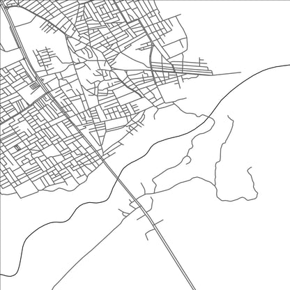 ROAD MAP OF TUZ KHURMATU, IRAQ BY MAPBAKES