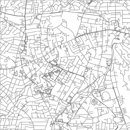 ROAD MAP OF HALF WAY TREE, JAMAICA BY MAPBAKES