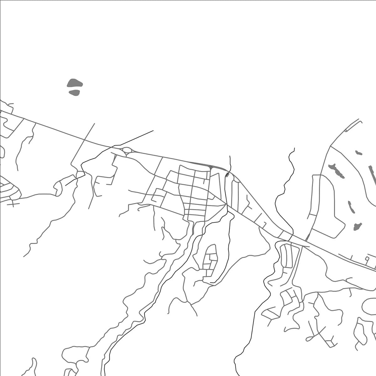 ROAD MAP OF SAINT ANN’S BAY, JAMAICA BY MAPBAKES