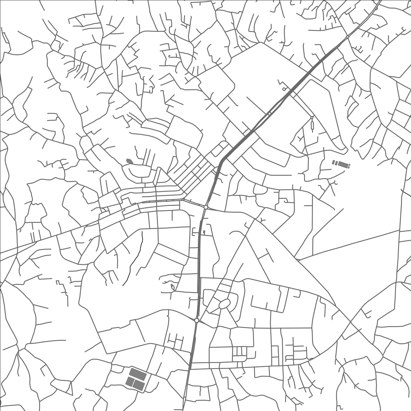 ROAD MAP OF KAKAMEGA, KENYA BY MAPBAKES