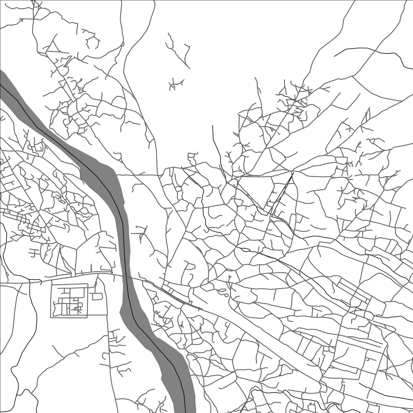 ROAD MAP OF KAKUMA, KENYA BY MAPBAKES