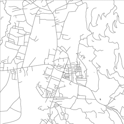 ROAD MAP OF MACHAKOS, KENYA BY MAPBAKES