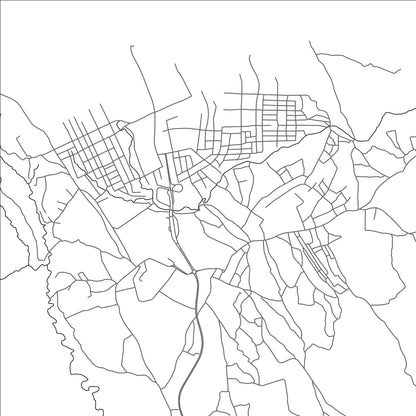 ROAD MAP OF MOYALE, KENYA BY MAPBAKES