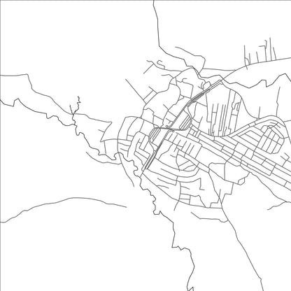 ROAD MAP OF NAMANGA, KENYA BY MAPBAKES