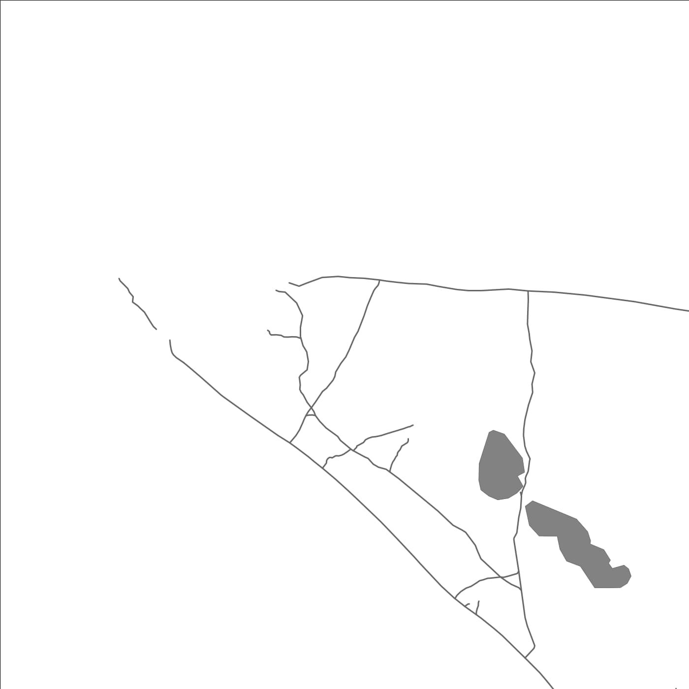 ROAD MAP OF MURIBENUA, KIRIBATI BY MAPBAKES