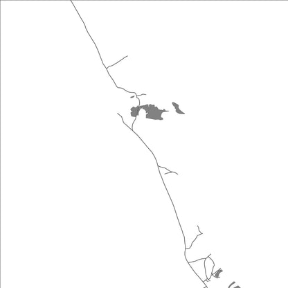 ROAD MAP OF NOTOUE, KIRIBATI BY MAPBAKES