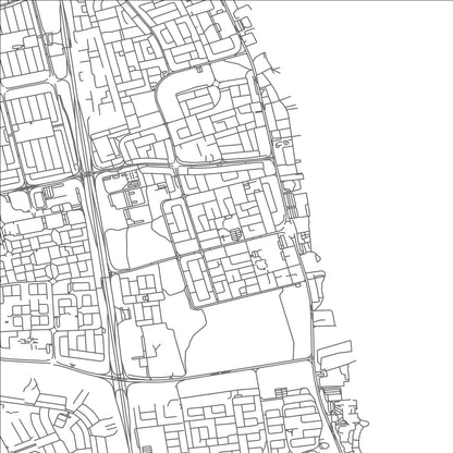 ROAD MAP OF ABŪ ḨULAYFAH, KUWAIT BY MAPBAKES