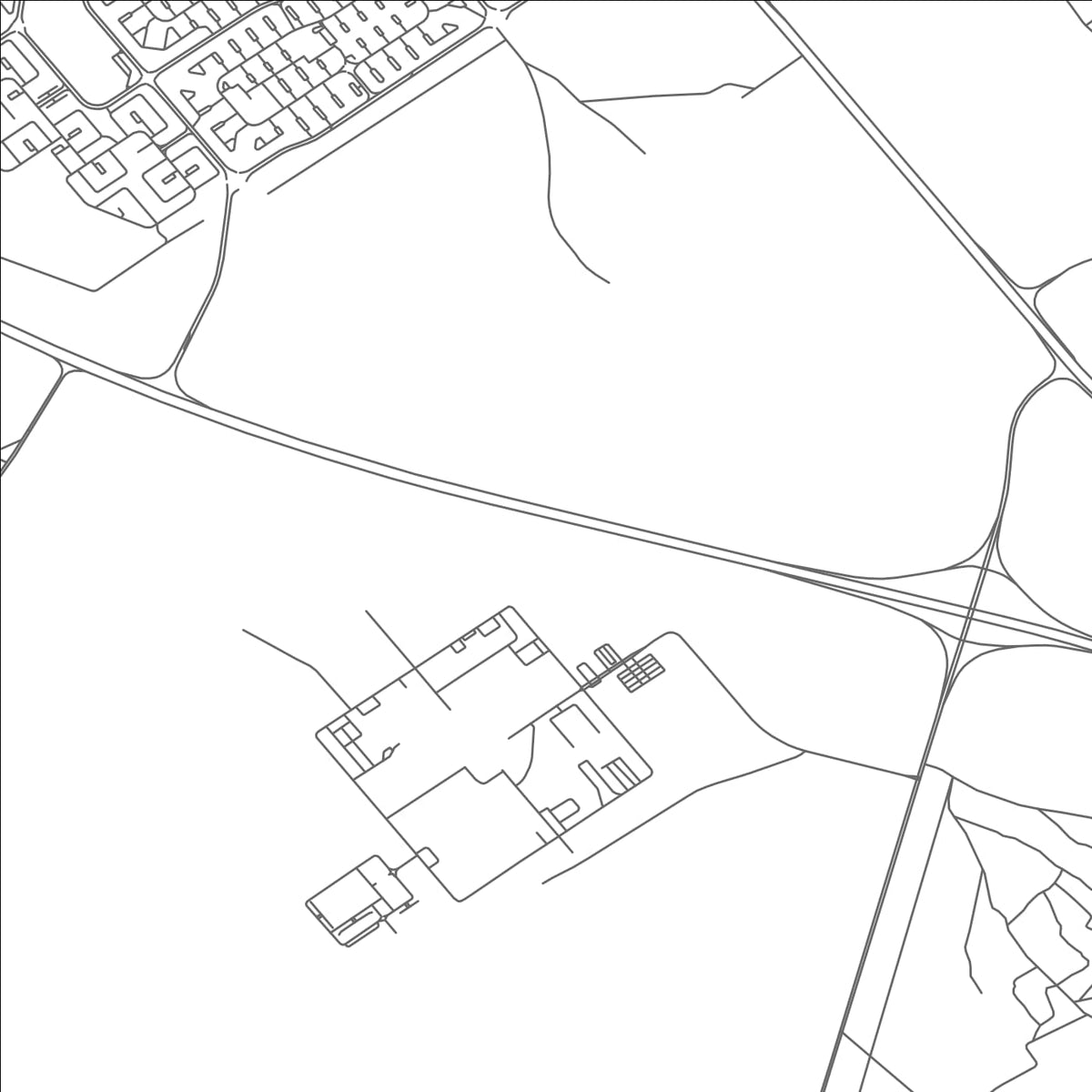 ROAD MAP OF AḐ ḐIBĀ‘ĪYAH, KUWAIT BY MAPBAKES