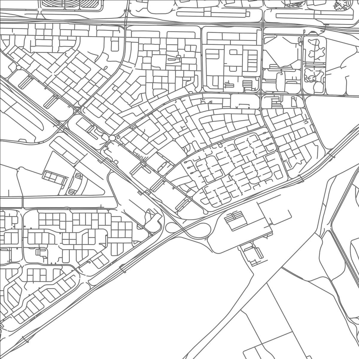 ROAD MAP OF AL ‘ABBĀSĪYAH, KUWAIT BY MAPBAKES