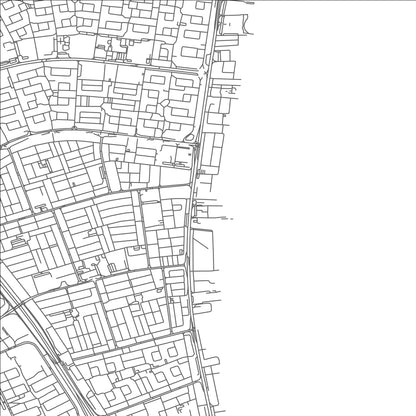 ROAD MAP OF AL BIDA‘, KUWAIT BY MAPBAKES