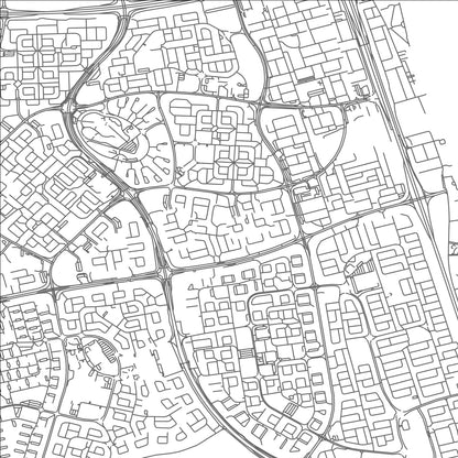 ROAD MAP OF AN NIJFAH, KUWAIT BY MAPBAKES