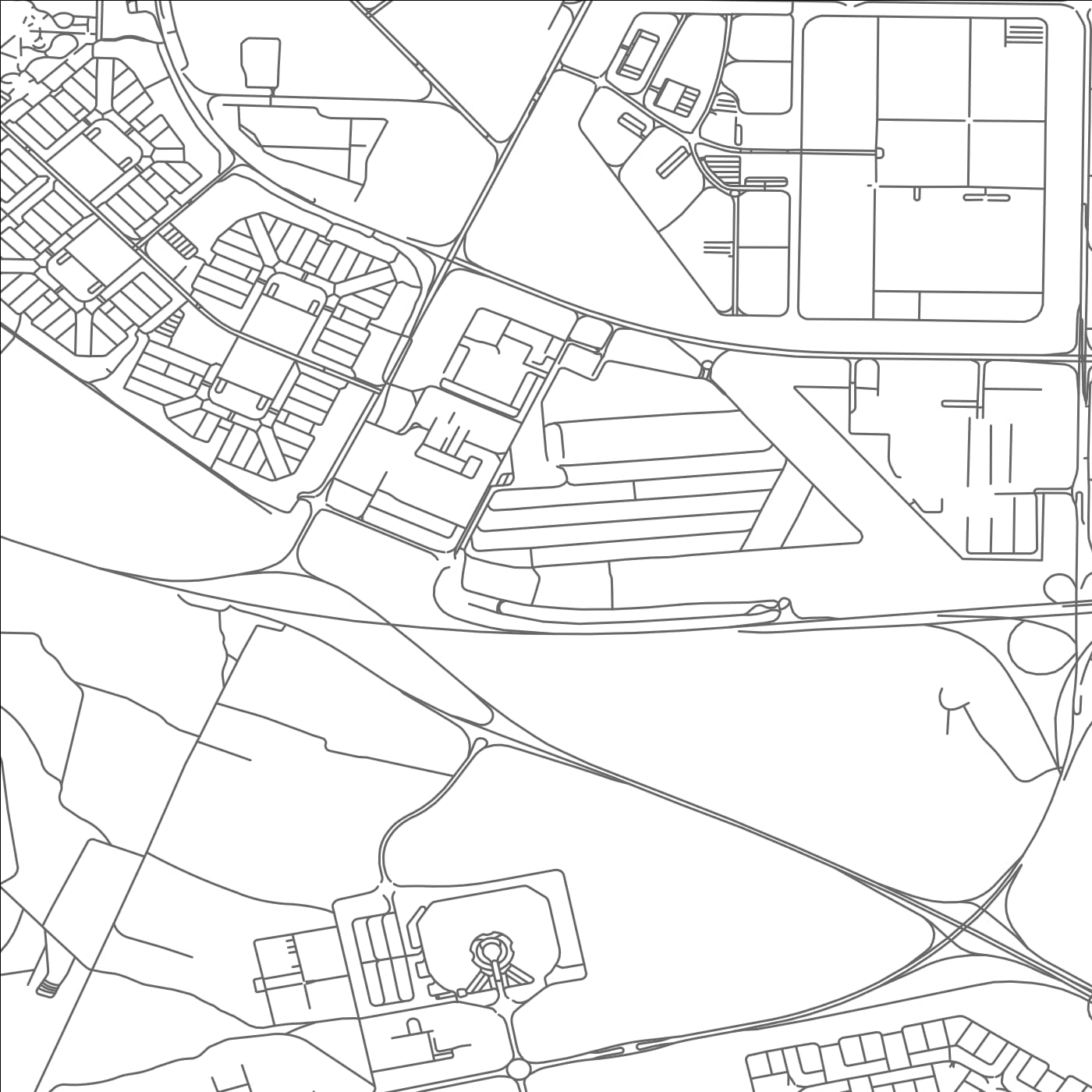 ROAD MAP OF ASH SHADĀDĪYAH, KUWAIT BY MAPBAKES